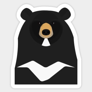 Asian black bear Sticker